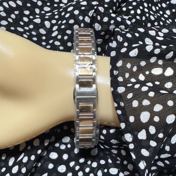 Ladies Fendi Diamond Two Tone Black Dial Watch main image 4
